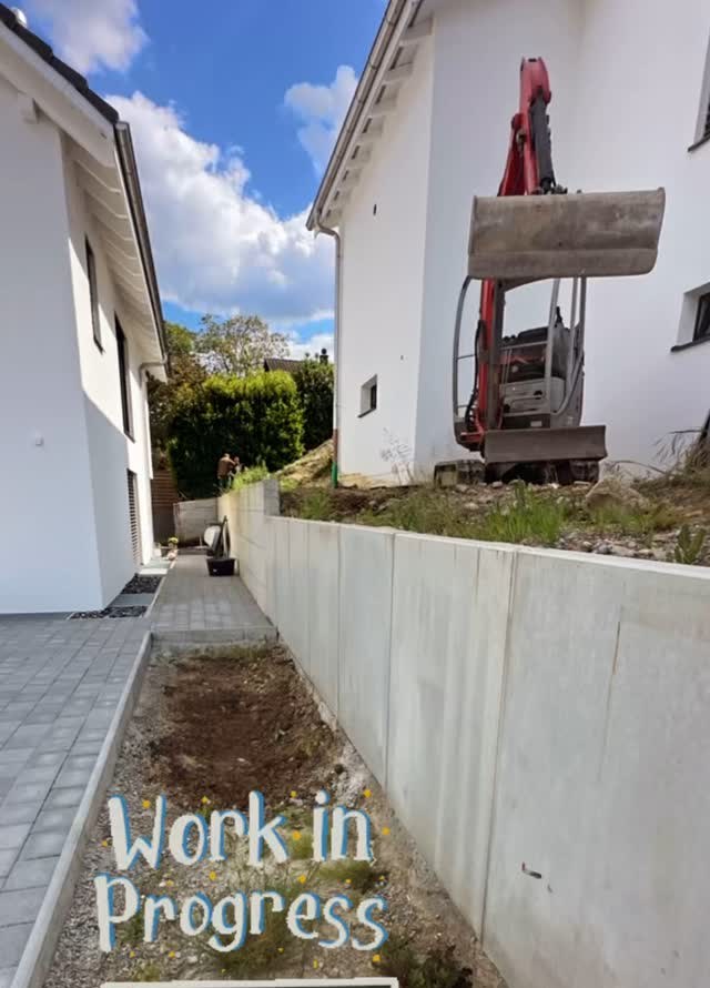 Vorbereitung der Gartenanlage